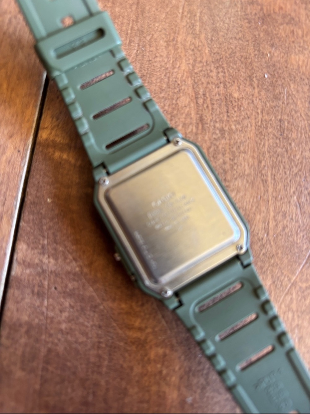 Casio Digital Calculator Watch in Green - Picture 6 of 6